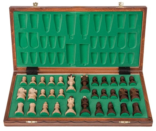 SQUARE - Szachy drewniane SENATOR Lux - 41 x 41 cm