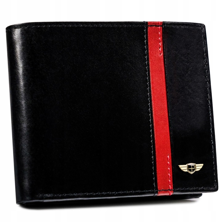 PETERSON modny portfel skórzany męski nubuk RFID