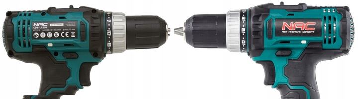 WIERTARKO WKRĘTARKA Akumulatorowa NAC 20V 2biegi +2x Bateria 2Ah +Ładowarka