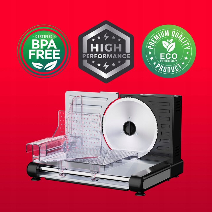 KRAJALNICA ELEKTRYCZNA WEBBER INOX 160W DO CHLEBA WĘDLIN SERA