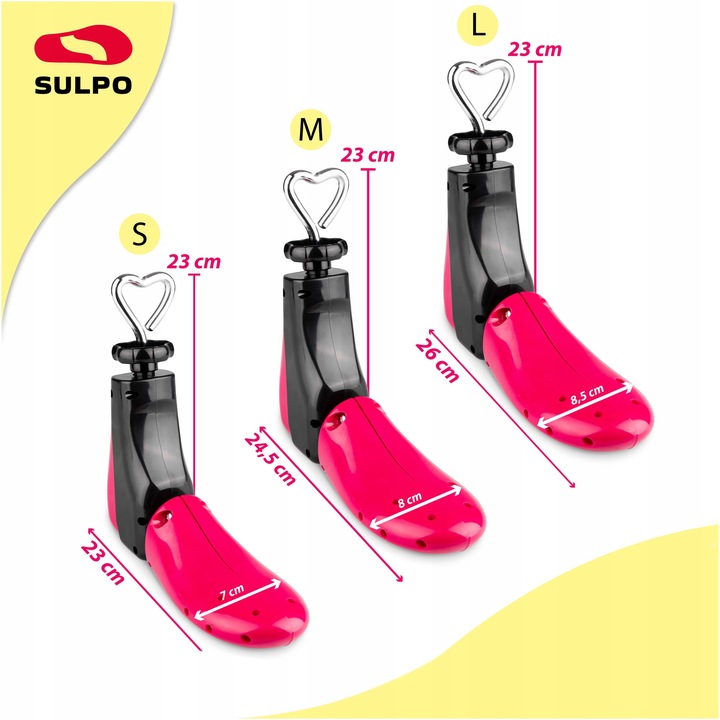 PRAWIDŁA DO ROZCIĄGANIA NAPINACZ do ciasnych butów NAKŁADKI 40-47