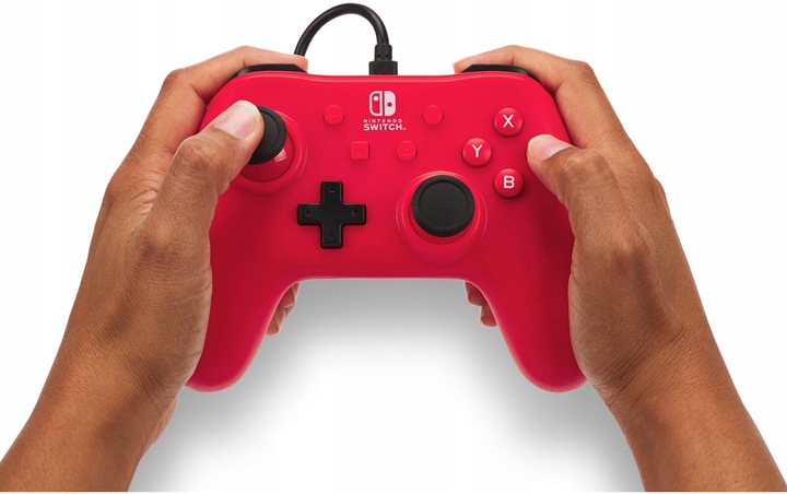 Pad przewodowy Raspberry Red USB Game PowerA NSGP0142-01