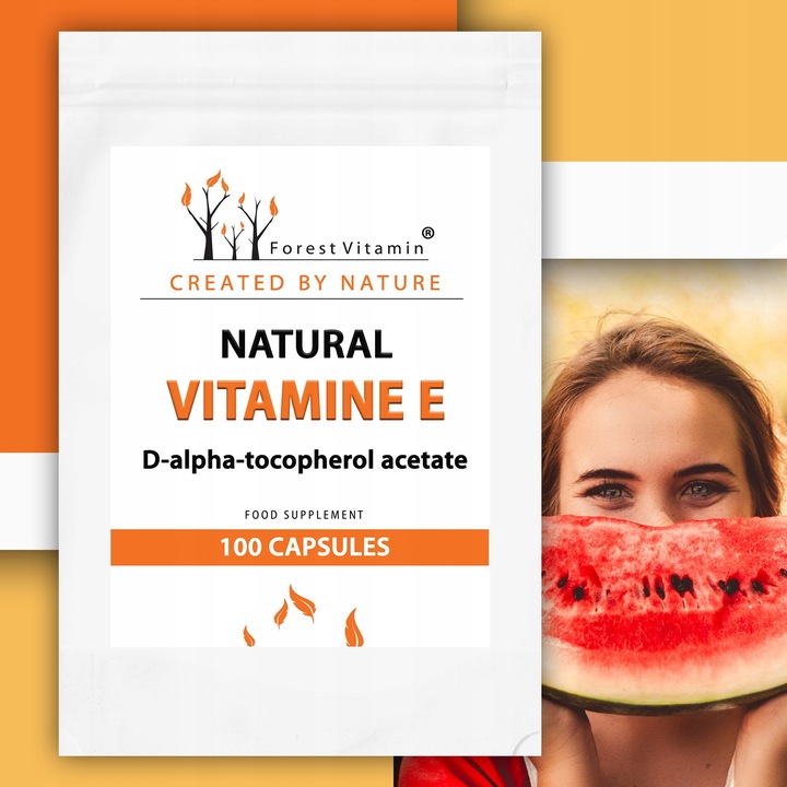 FOREST WITAMINA E NATURALNA ZDROWIE MŁODOŚĆ 100kap