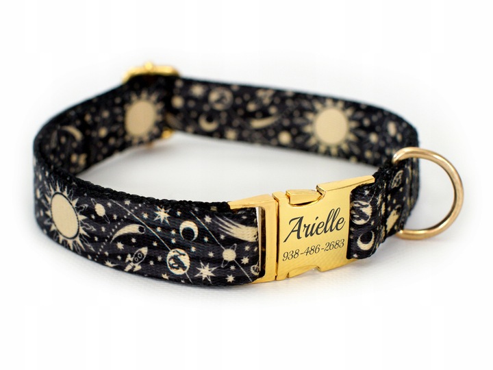 Obroża dla psa z klamrą Space rozmiar S