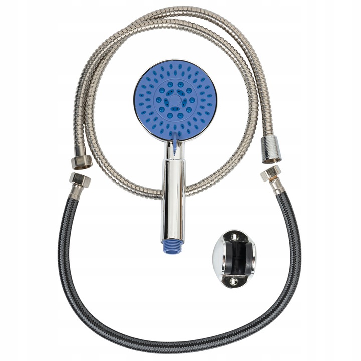 PODGRZEWACZ WODY PRZEPŁYWOWY CZARNY ELEKTRYCZNY 6000W + AKCESORIA SŁUCHAWKA