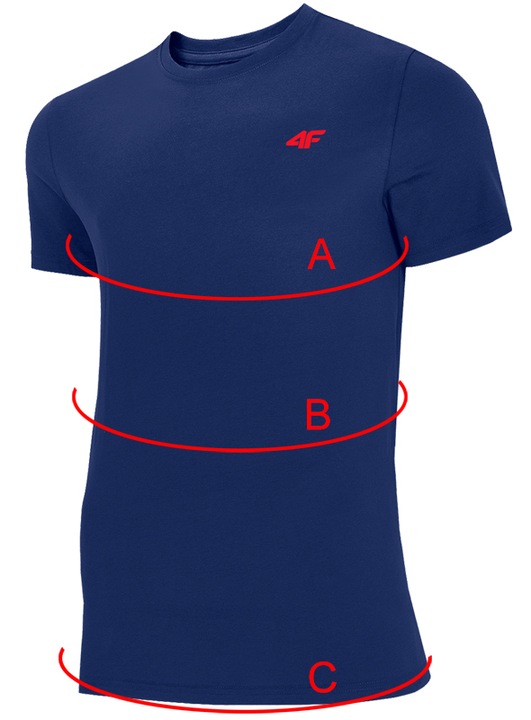 KOSZULKA MĘSKA 4F T-SHIRT BAWEŁNIANY PODKOSZULEK SPORTOWY CO DZIEŃ