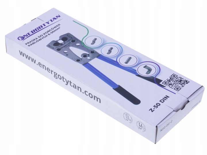 ZACISKARKA PRASKA DO KABLI TULEJEK PRZEWODÓW 6-50