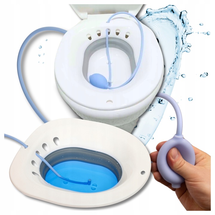 Bidet sanitarny do higieny intymnej nakładka toaletowa na sedes z