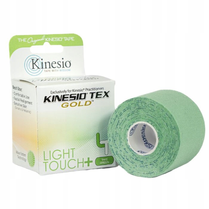 Kinesio Tex Gold Light Touch+ hipoalergiczna do wrażliwej skóry 5 cm x 5 m