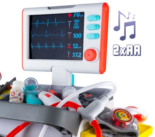 ZESTAW MAŁEGO LEKARZA STACJA MEDYCZNA PIELĘGNIARKA