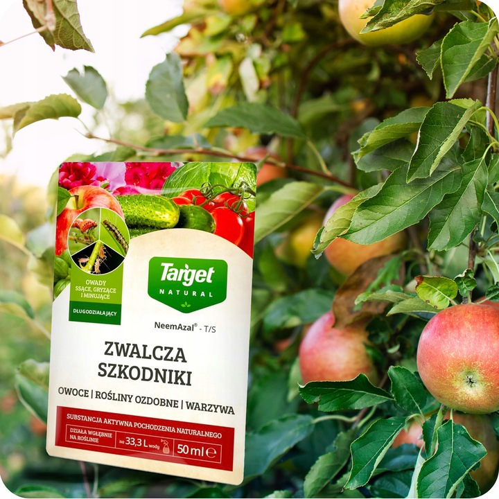 Płyn owadobójczy na ziemiórki mszyce przędziorki 50 ML Target NeemAzal