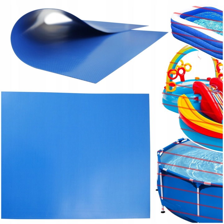 ŁATA do łatania naprawy BASENÓW materacy itp MOCNA duża łata 50cm x