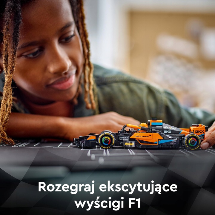 LEGO Speed Champions Samochód wyścigowy McLaren Formula 1 wersja 2023 76919