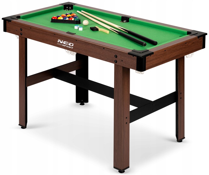 ZESTAW BILARDOWY MINI STÓŁ DO BILARDA BILARD DLA DZIECI DUŻY 4FT NEO-SPORT