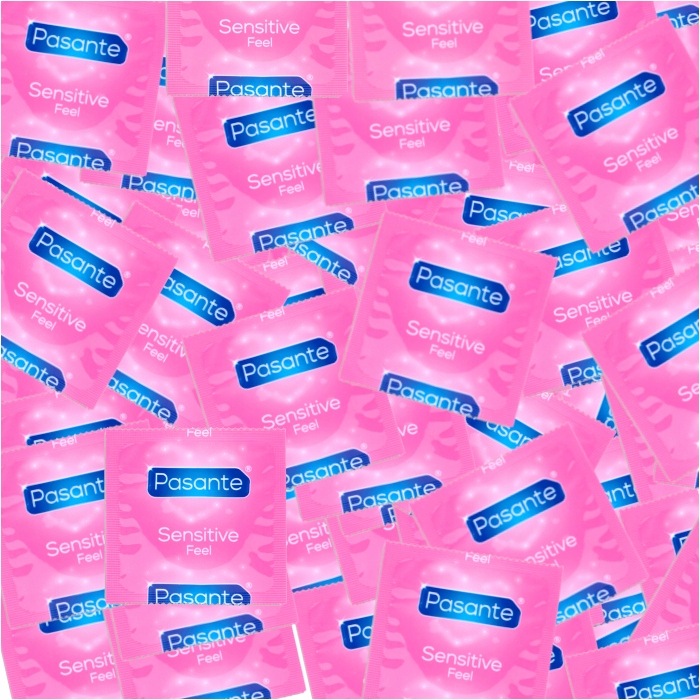 Prezerwatywy PASANTE SENSITIVE cienkie dopasowane 50 szt. wielki orgazm