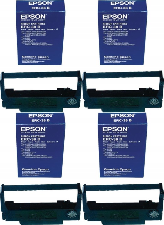EPSON C43S015374 Taśma Epson black ERC38B x4