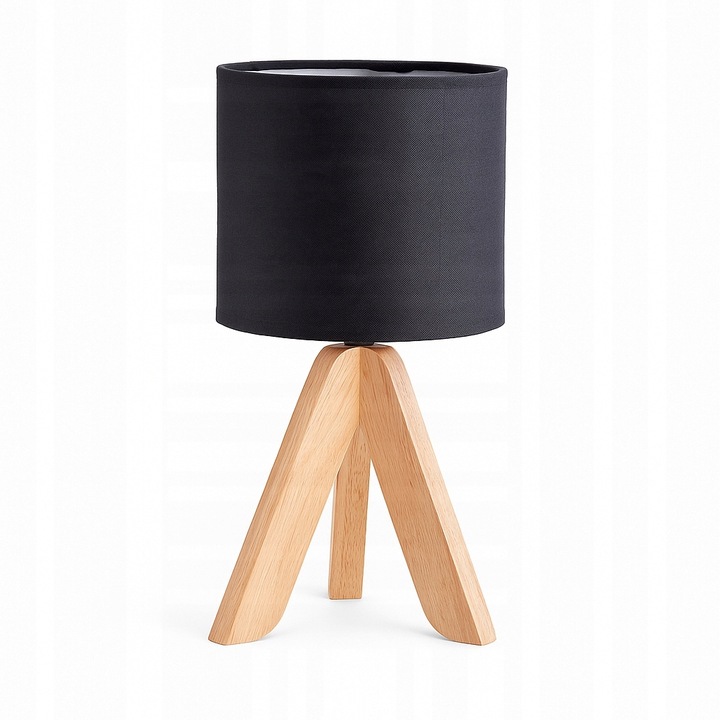 ELEGANCKA NOWOCZESNA Z KABLEM LAMPKA NOCNA TRIPOD