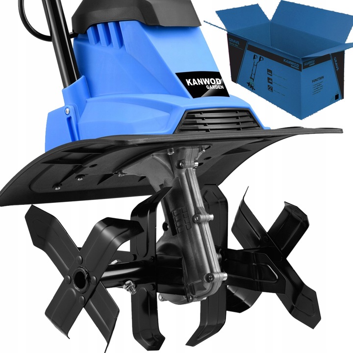 GLEBOGRYZARKA ELEKTRYCZNA MOCNY KULTYWATOR GIGANT 36CM DO ZBITEJ GLEBY