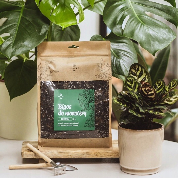 Ziemia do monstery 5l PREMIUM | Plant lover | Bigos z certyfikatem