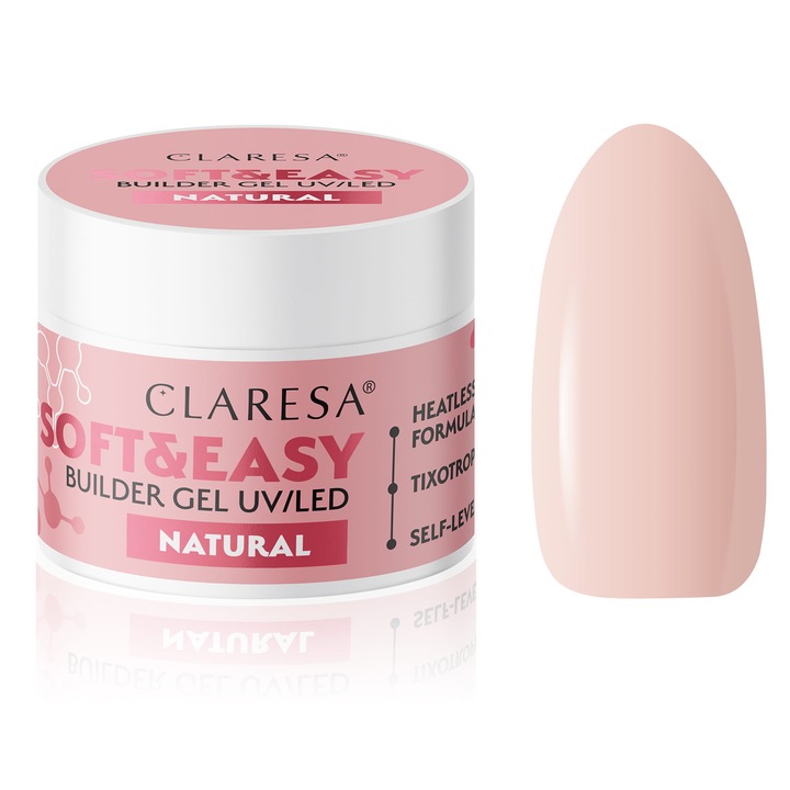 Claresa ŻEL BUDUJĄCY CLARESA SOFT & EASY BUILDER GEL NATURAL 45g