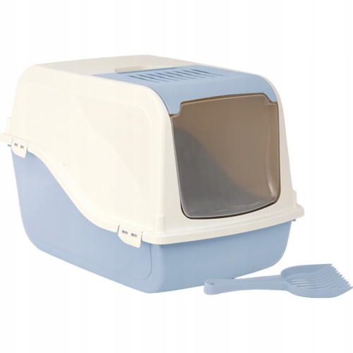 Kuweta Dla Kota Kryta 57cm ARIEL + Filtr + Łopatka OTWIERANA OD GÓRY