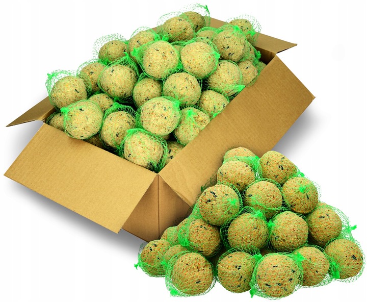 Kule tłuszczowe dla Dzikich Ptaków 100szt PL90-100