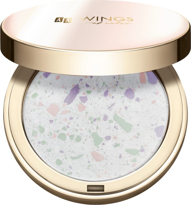 AA WINGS OF COLOR Star Secrets Puder prasowany wygładzająco-rozświetlający