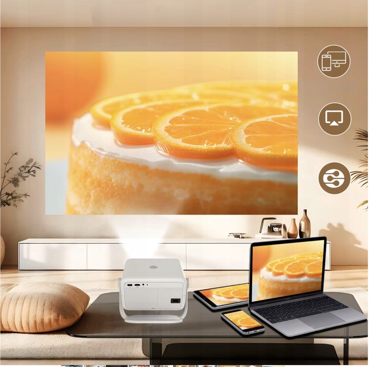 PROJEKTOR SMART MAGCUBIC MULTIMEDIALNY L018 4K 1080 p 650 ANSI 2025