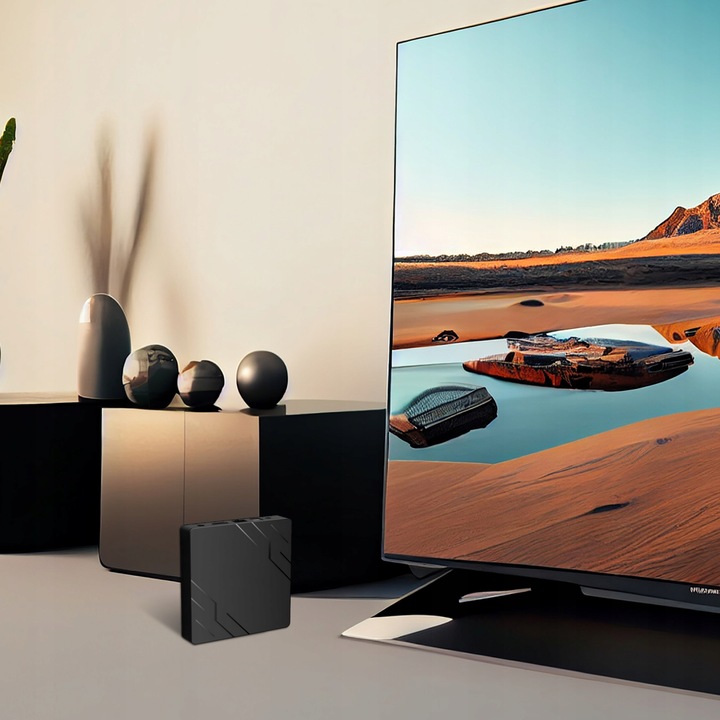 SMART TV BOX 3D ANDROID 13 WIFI BLUETOOTH ODTWARZACZ 4K + PILOT KABEL