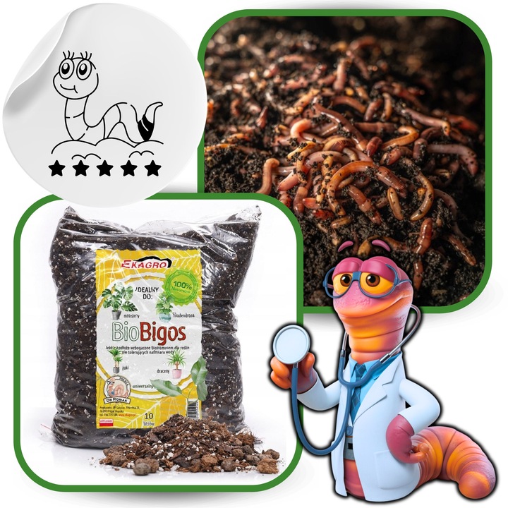 Ziemia do Kwiatów Podłoże do Monstery palm 20L Bio Bigos Lekkie