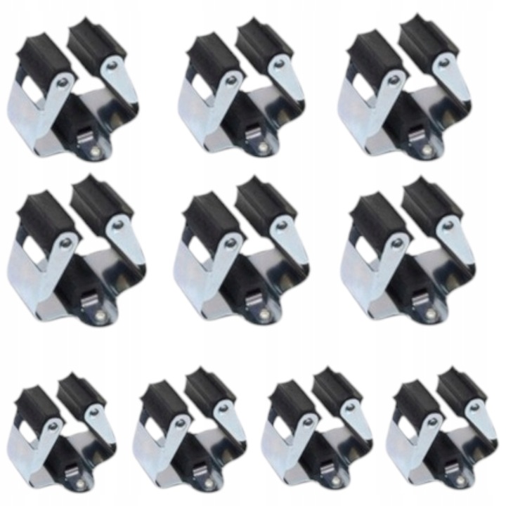 10xUCHWYT WIESZAK ŚCIENNY NA NARZĘDZIA MIOTŁY MOP GRABIE SZCZOTKI