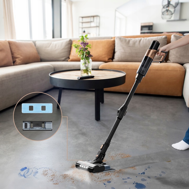 Odkurzacz Bezprzewodowy Pionowy Mopujący Myjący VOKSAR S11 PRO 5w1 LED