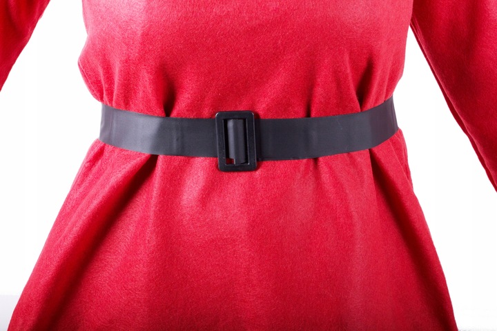 Strój Mikołajki Śnieżynki Sukienka Czapka Pasek Kostium Świąteczny