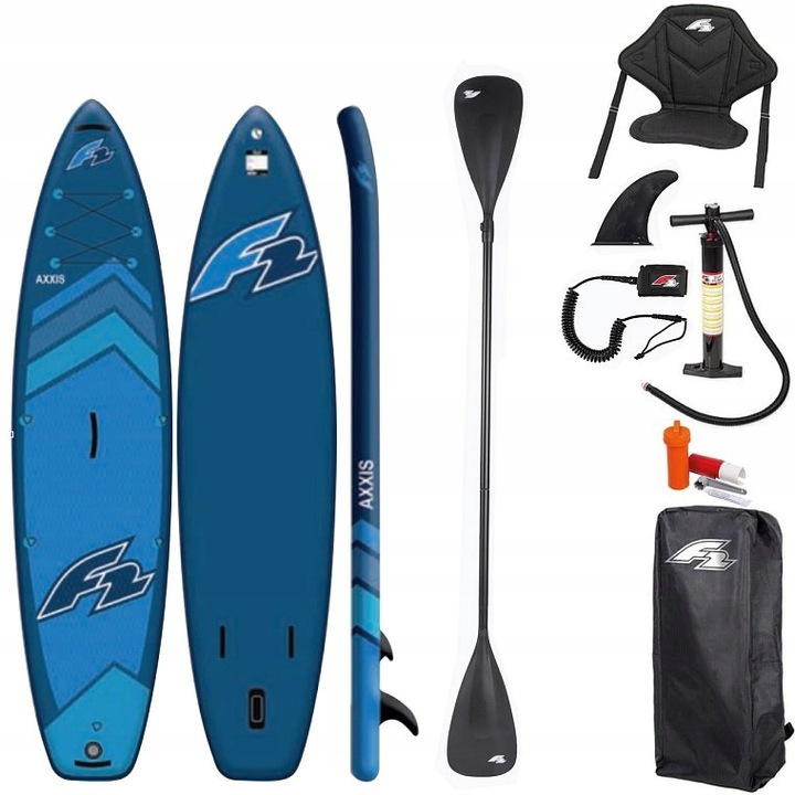 Deska SUP F2 AXXIS 12'2" COMBO 2w1 NAVY BLUE 372 cm - model 2024