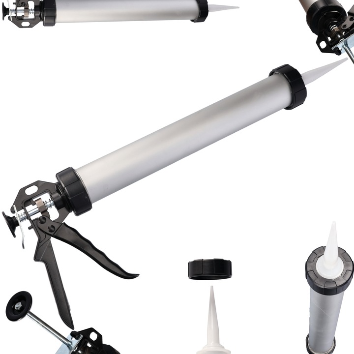 WYCISKACZ DO MAS GĘSTYCH USZCZELNIAJĄCYCH 600ml PISTOLET KLEJU