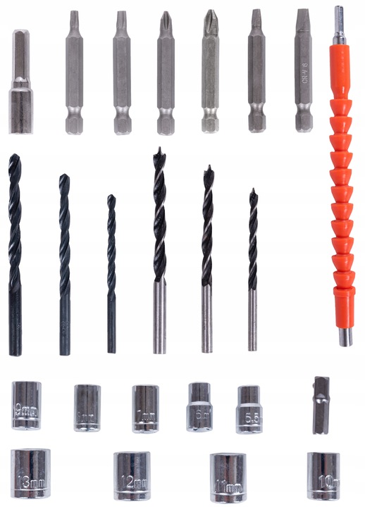 WIERTARKO WKRĘTARKA AKUMULATOROWA 18V LED WIERTARKA 2Ah + ZESTAW