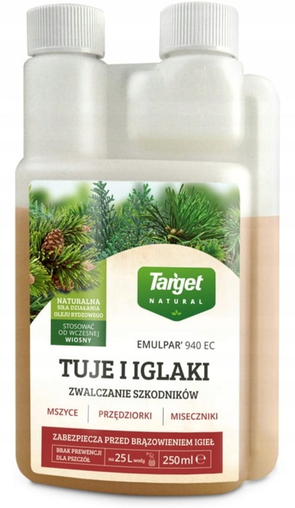 EMULPAR 250ml OWADY PRZĘDZIORKI MSZYCE MISECZNIK KLESZCZE SZKODNIKI