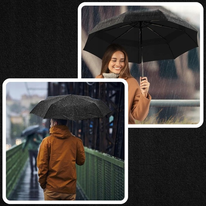 DUŻY PARASOL XXL SKŁADANY AUTOMAT PARASOLKA WODOODPORNA