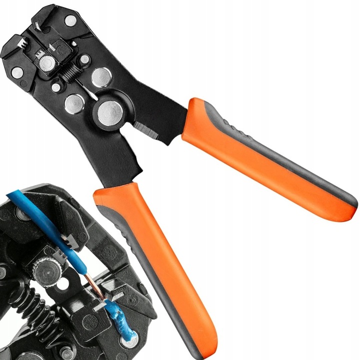 NEO AUTOMATYCZNY ŚCIĄGACZ IZOLACJI 0.5-6mm2 CZOŁOWY ZACISKARKA 160mm