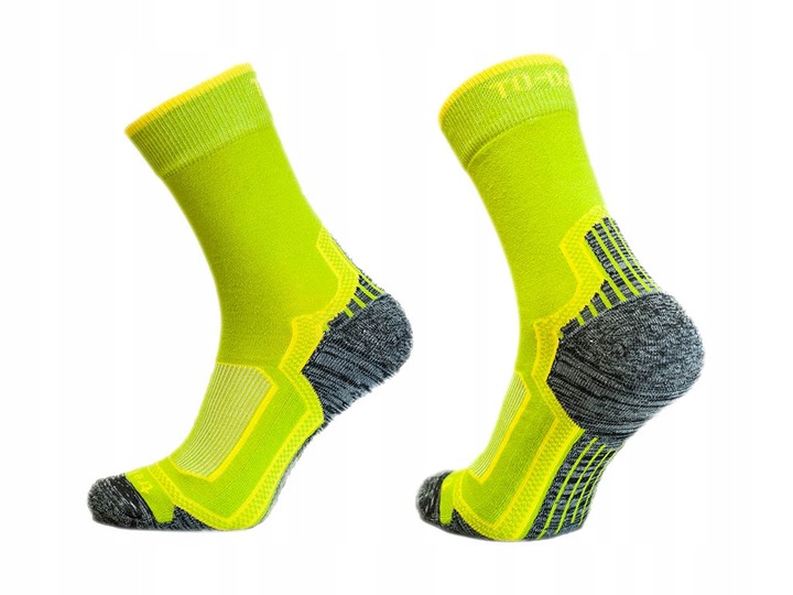 5x Kolorowe skarpetki trekkingowe sportowe super bawełna półfrotte 39-42