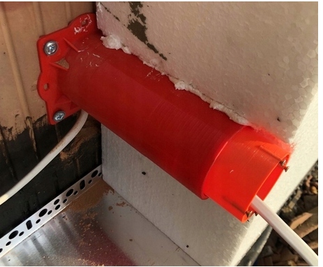 PUSZKA ELEKTRYCZNA REGULOWANA DO ELEWACJI STYROPIANU 200MM JAK KEZ_KB