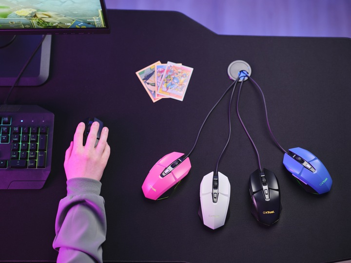 MYSZKA GAMINGOWA PRZEWODOWA USB PROGRAMOWALNA LED