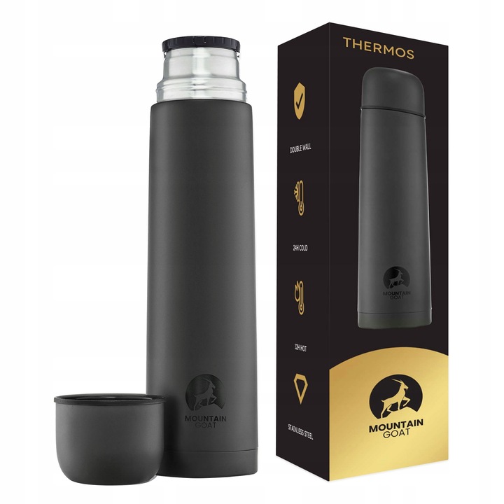 DUŻY TERMOS TURYSTYCZNY PRÓŻNIOWY MOUNTAIN GOAT