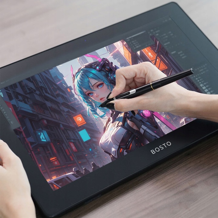 BOSTO A5 Tablet graficzny EKRANOWY 15,6" 2w1 ANDROID 15,6" DOTYK przenośny
