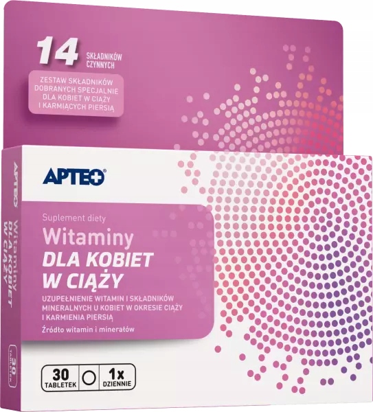 Witaminy dla kobiet w ciąży 30 tabletek -1 miesiąc