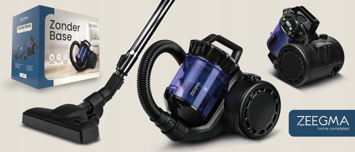 ODKURZACZ CYKLONOWY 4000W BEZ WORKÓW TURBO MOC SYSTEM SSANIA 2,5L ZEEGMA