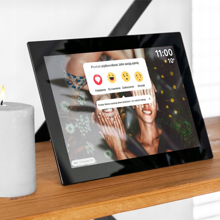 Cyfrowa ramka Kruger&Matz na zdjęcia FRAMEO Wi-Fi 10,1" wysoka jakość panel