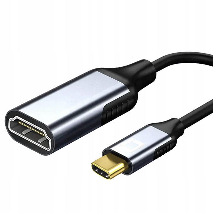 CO2 PRZEJŚCIÓWKA USB-C HDMI KABEL ADAPTER HUB USB TYP C DO HDMI MHL HD 4K 6