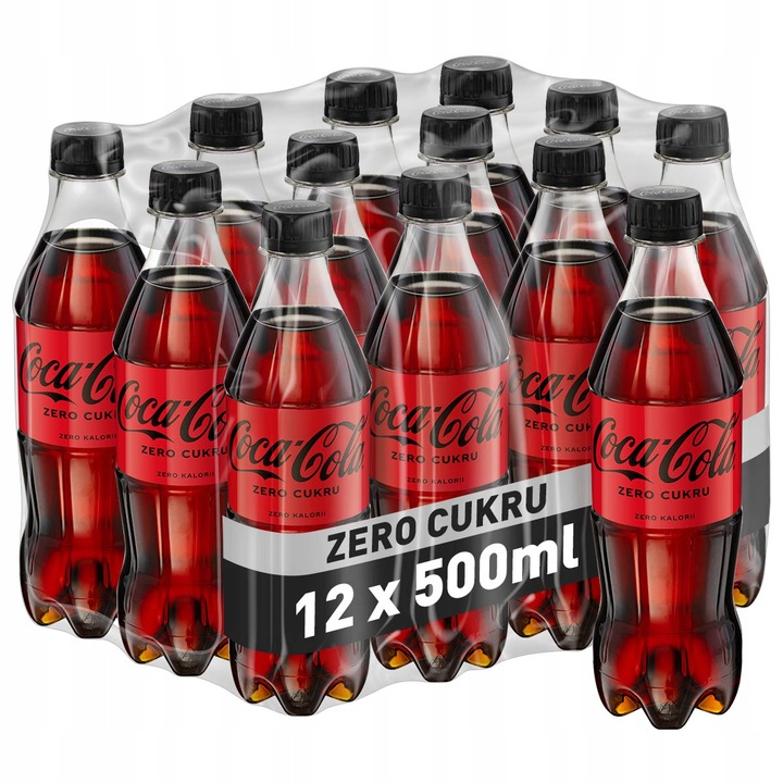Napój gazowany Coca-Cola Zero Cukru butelka 12x500ml