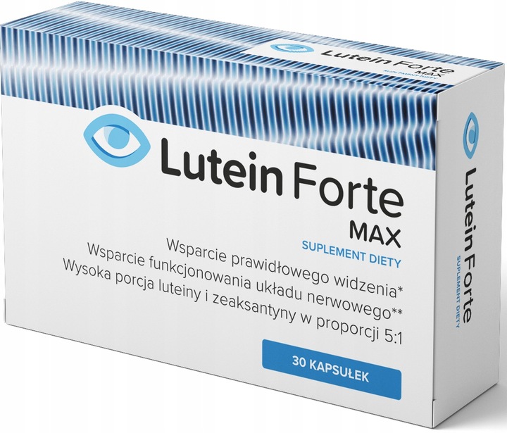 PROTON LABS Lutein Forte - na wzrok 30kaps luteina zeaksantyna